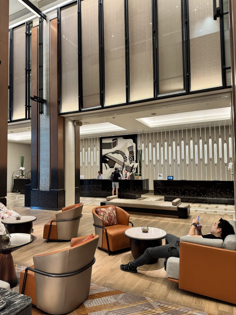 Lobby of the Chiang Mai Marriott