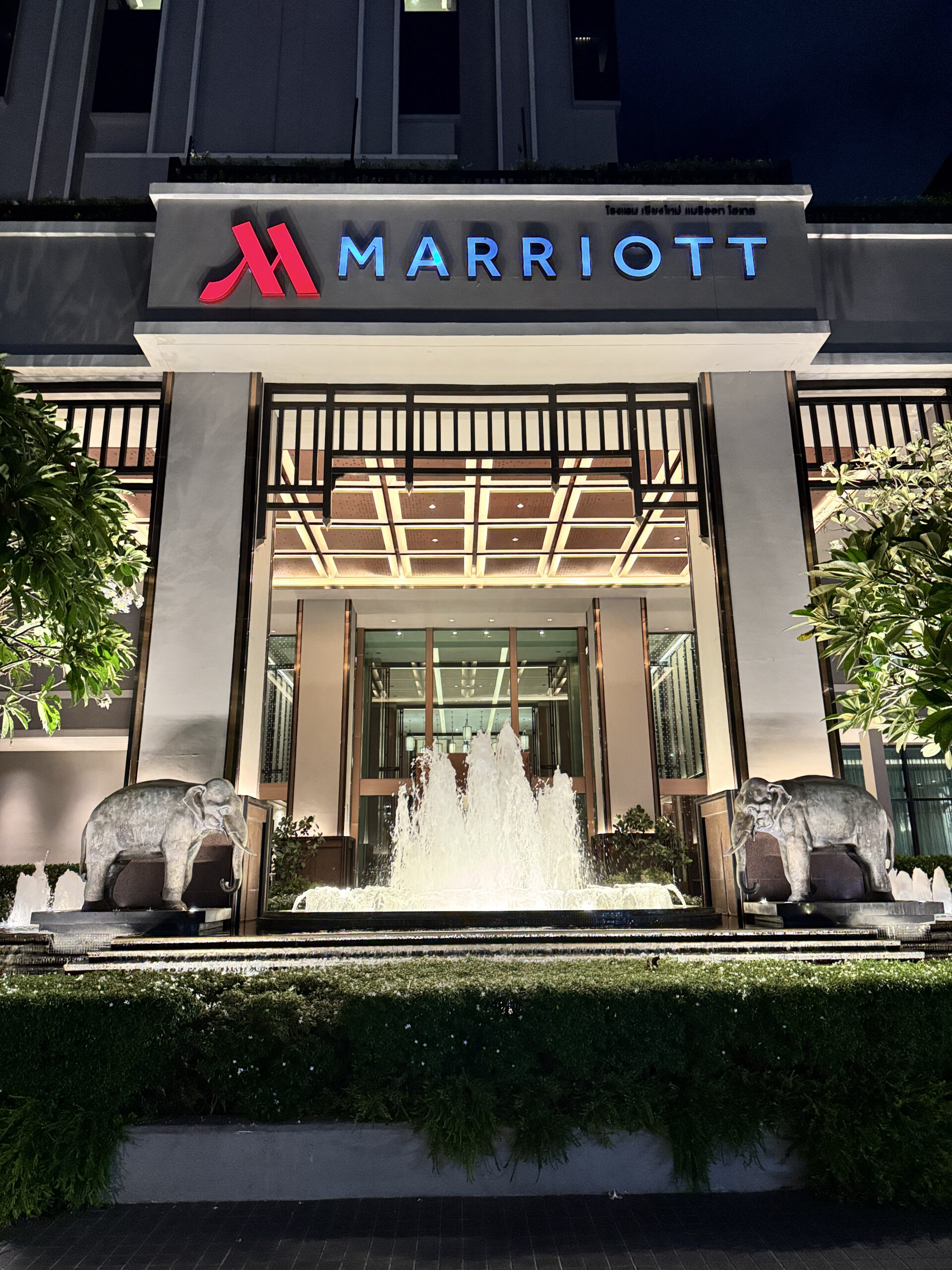 main entrance Chiang Mai Marriott